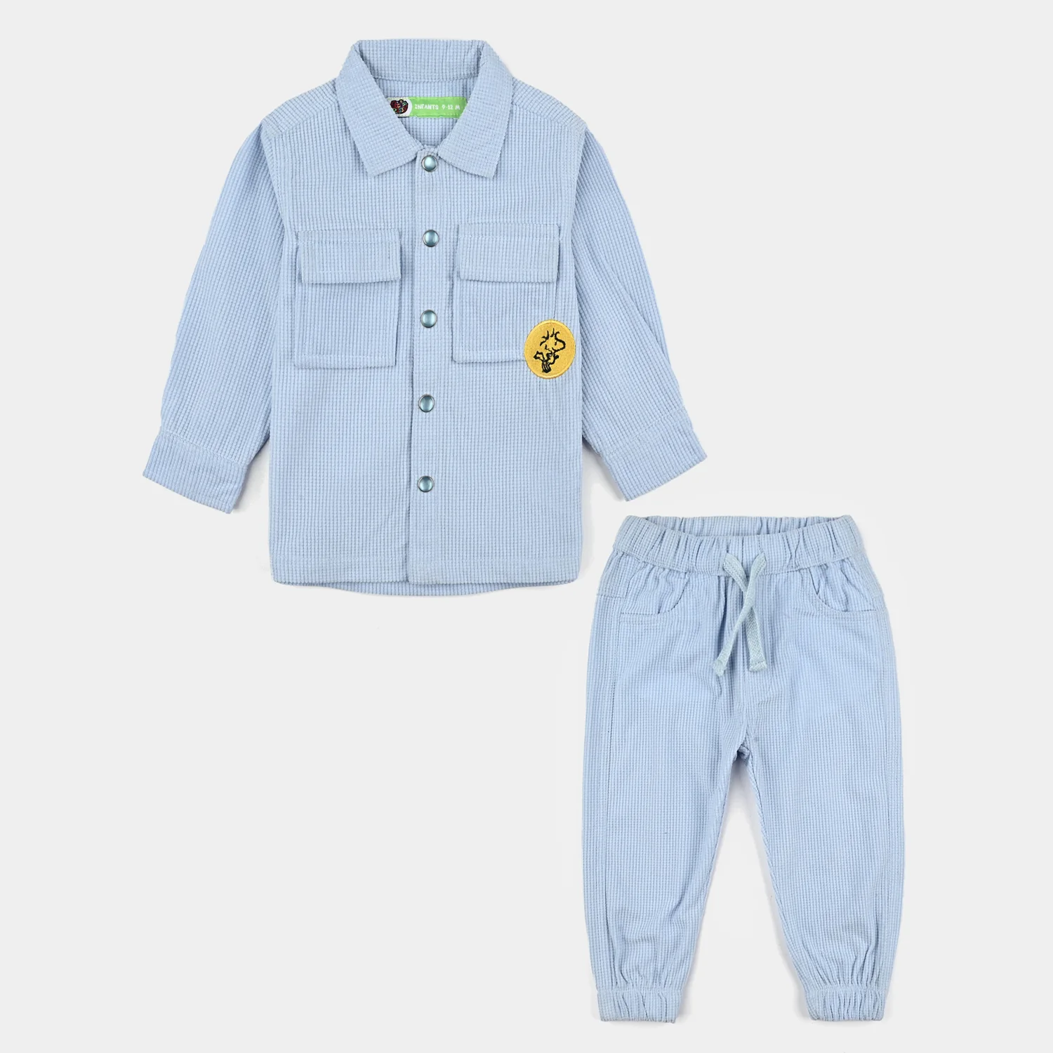 Infant Boys Corduroy Suit - Light Blue