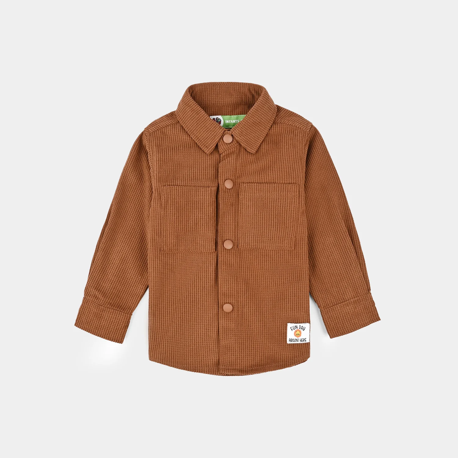 Infant Boys Corduroy Suit - Brown - Image 2
