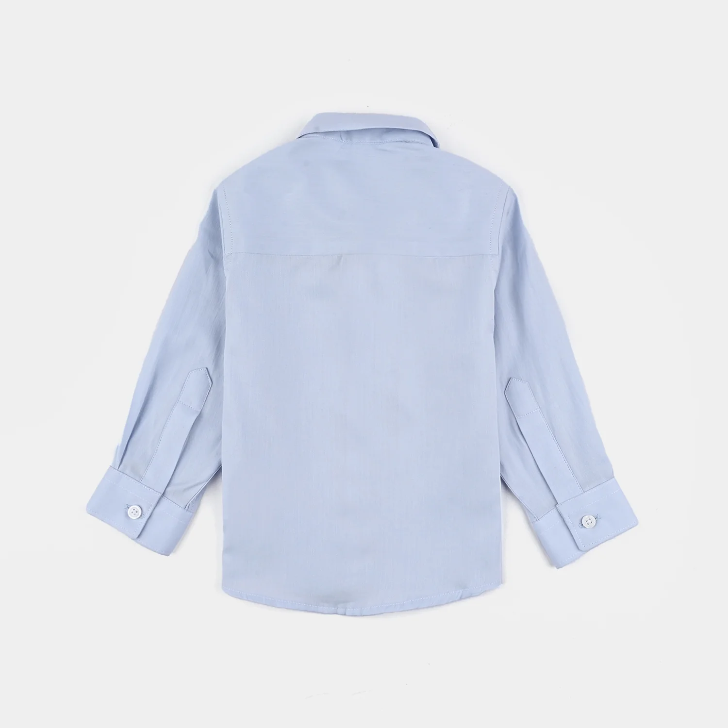 Infant Boys Cotton Formal Shirt - Light Blue - Image 3