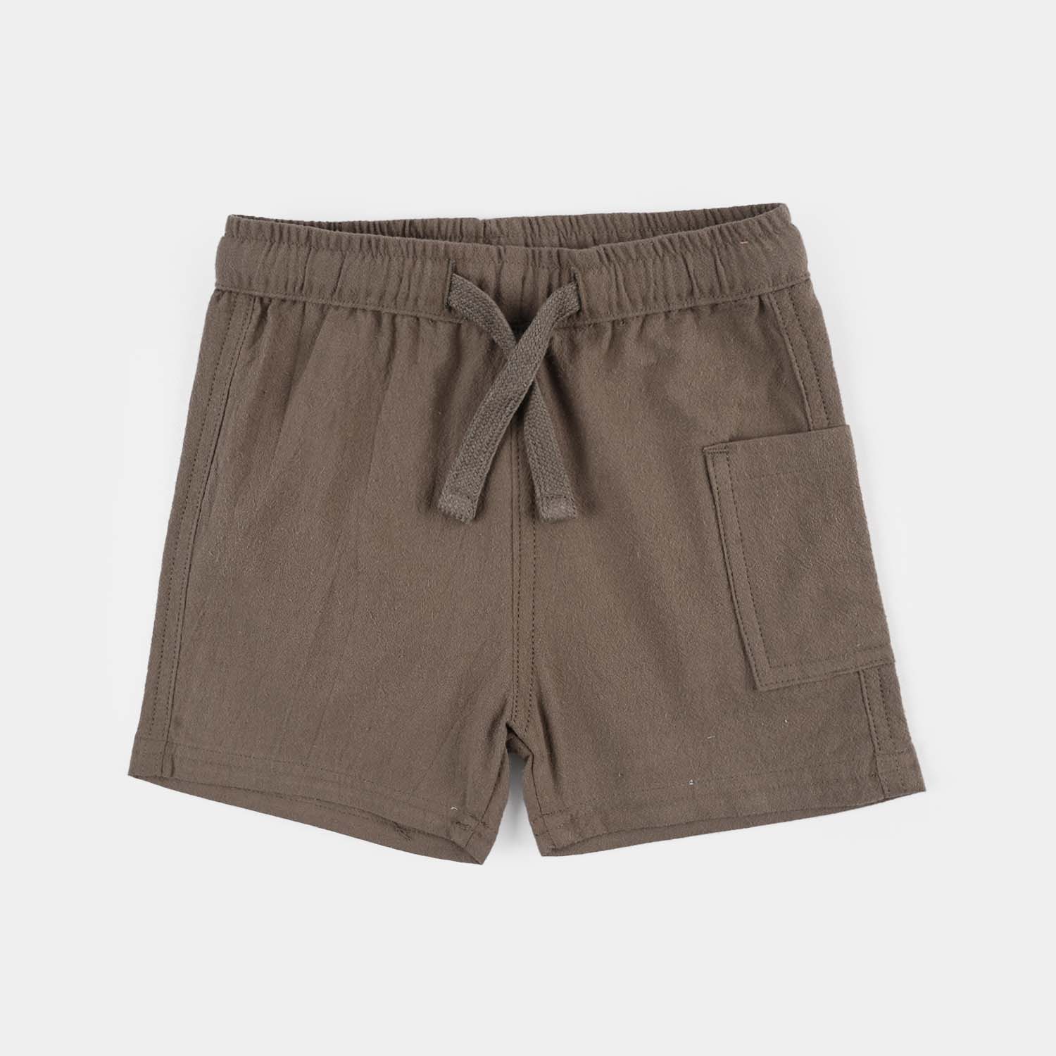 Infant Boys Cotton Interlock Knitted Suit (High Tides) - Brown/Beige - Image 4