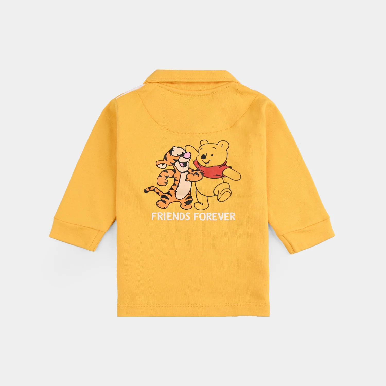 Infant Boys Cotton Interlock Pant + Tee F/S-Yellow - Image 4
