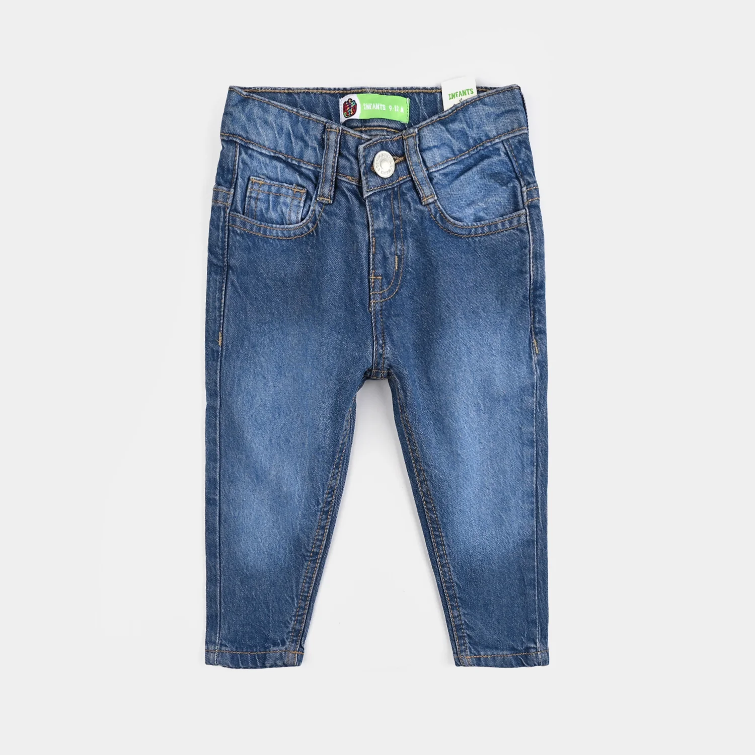 Infant Boys Cotton Interlock Pant + Tee F/S-Yellow - Image 5