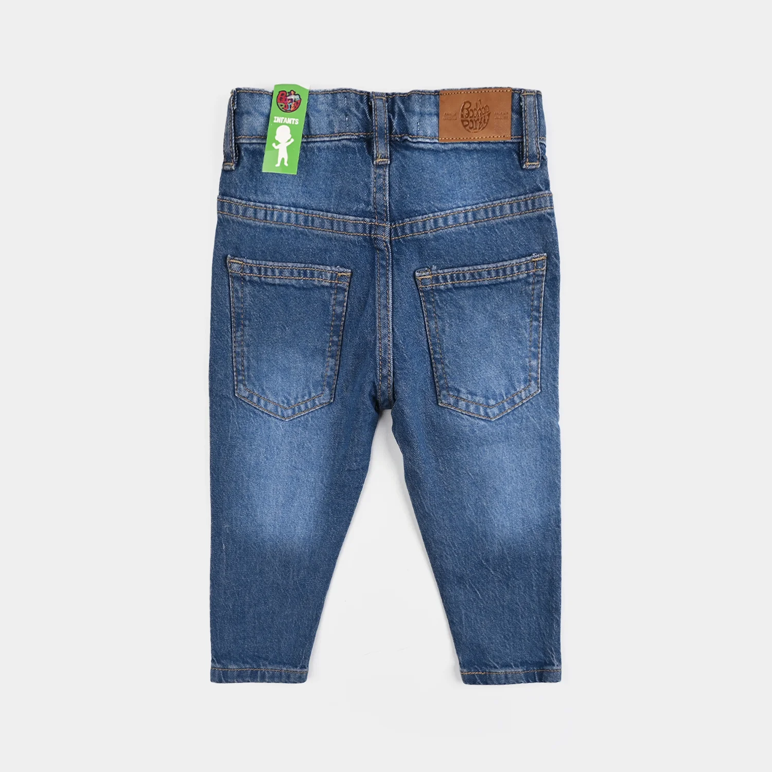 Infant Boys Cotton Interlock Pant + Tee F/S-Yellow - Image 6