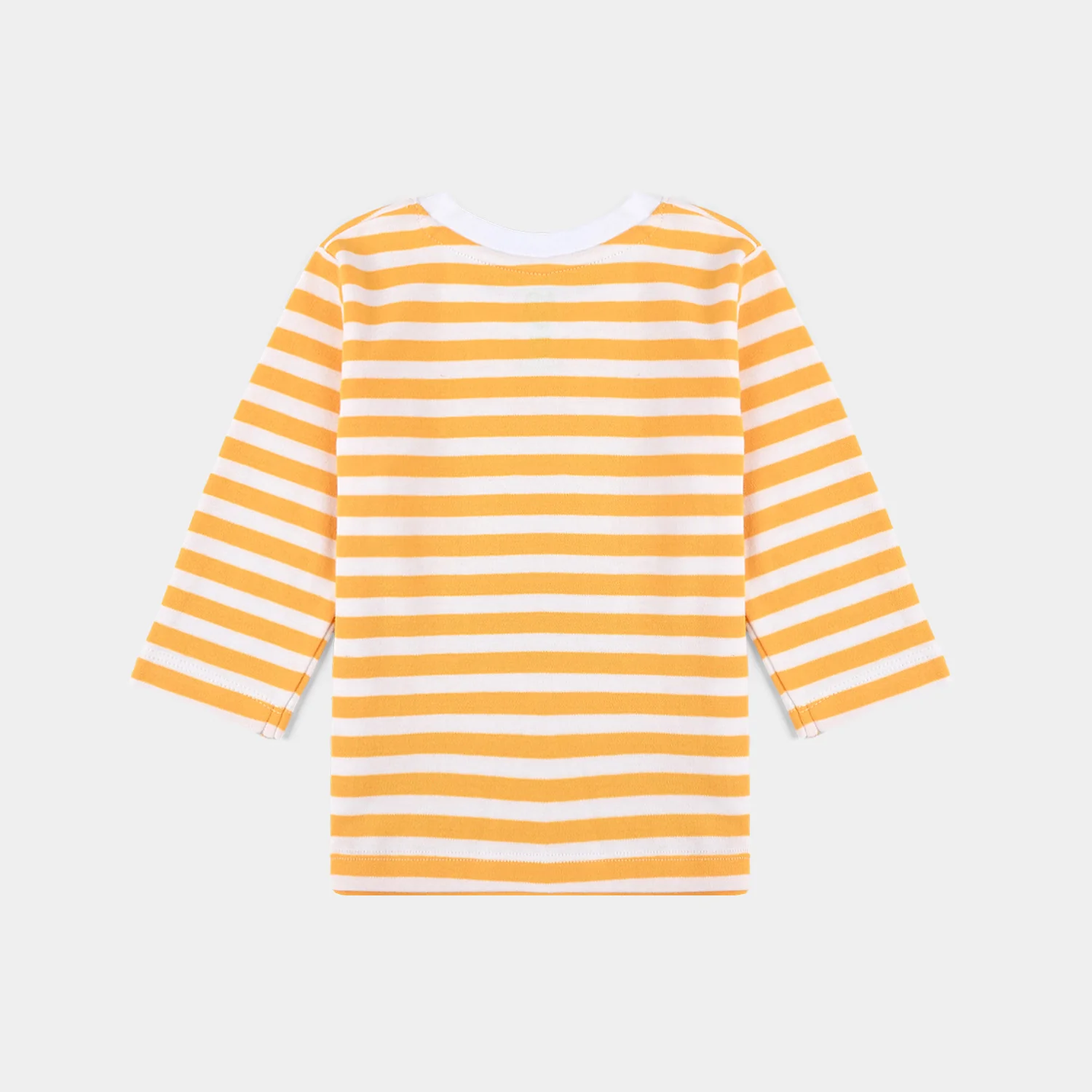 Infant Boys Cotton Interlock Pyjama - White/Yellow - Image 3