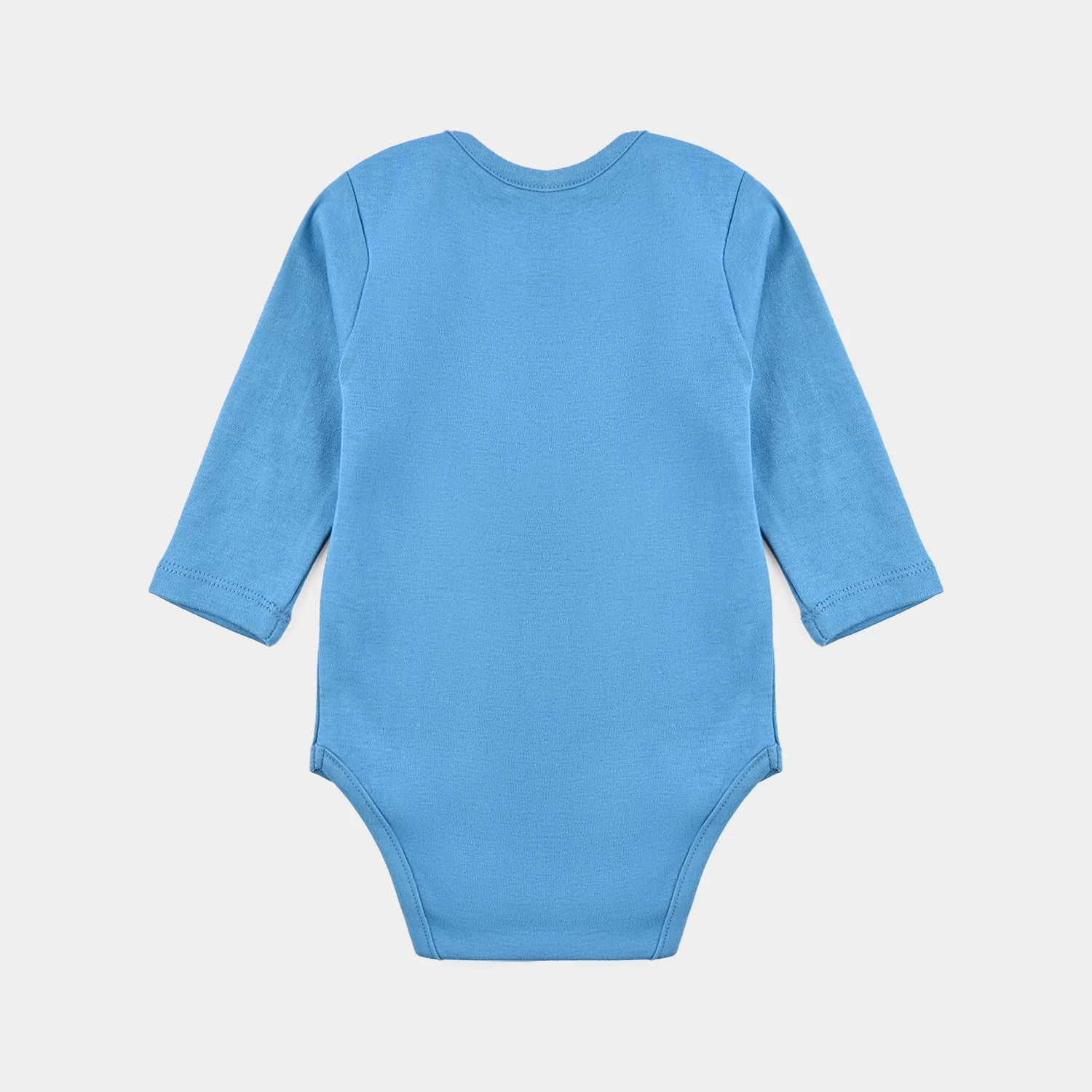 Infant Boys Cotton Interlock Romper (Dino) - Blue - Image 3