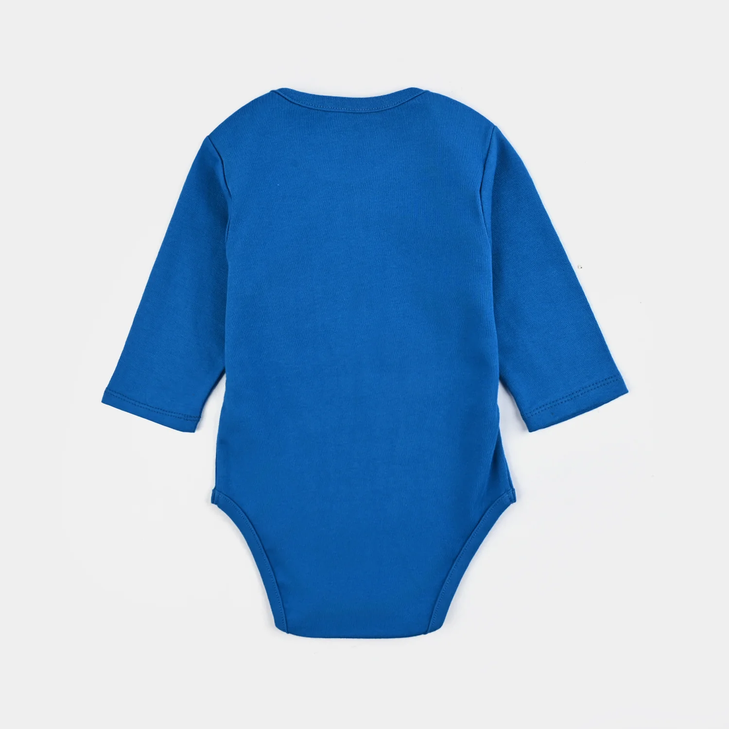 Infant Boys Cotton Interlock Romper (SAFARI) - Blue - Image 4