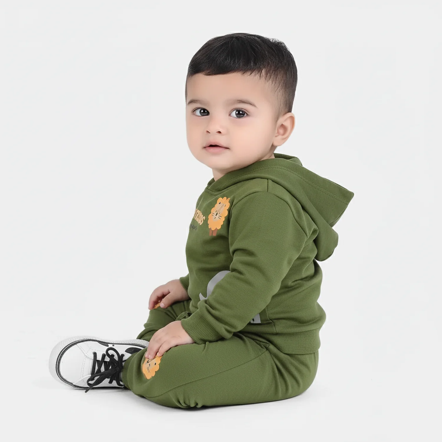 Infant Boys Cotton Interlock Suit Fun Time - Image 2