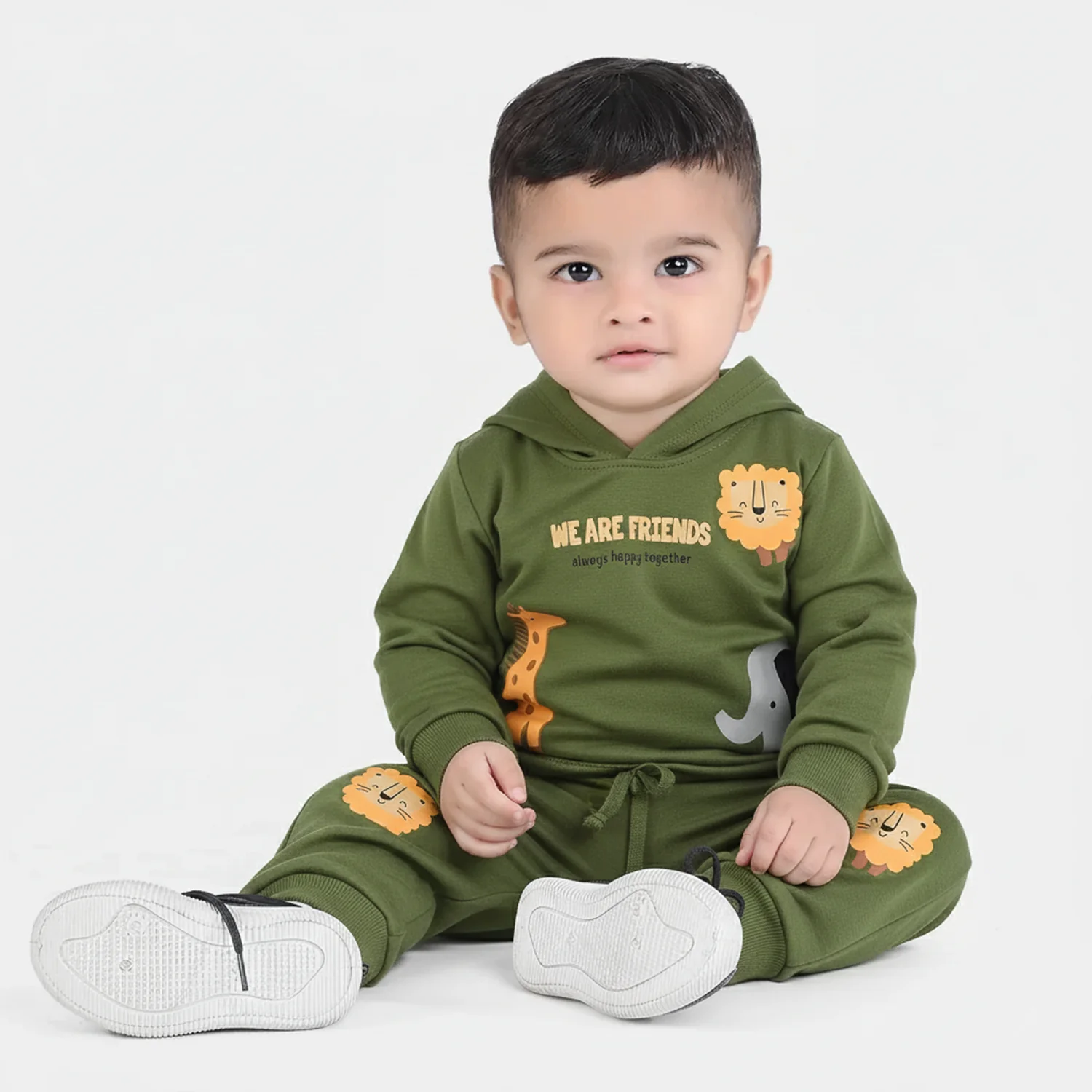 Infant Boys Cotton Interlock Suit Fun Time - Image 3