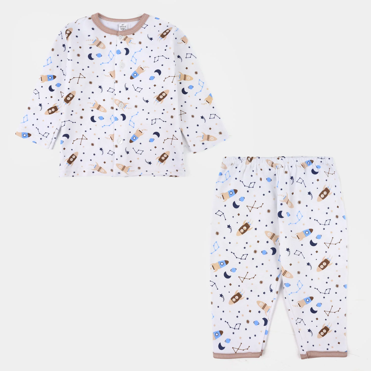 Infant Boys Cotton Jersey Night Suit