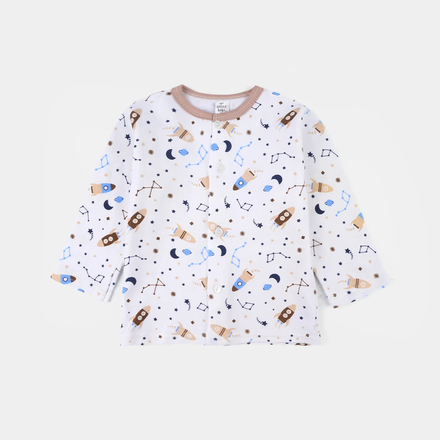 Infant Boys Cotton Jersey Night Suit - Image 2