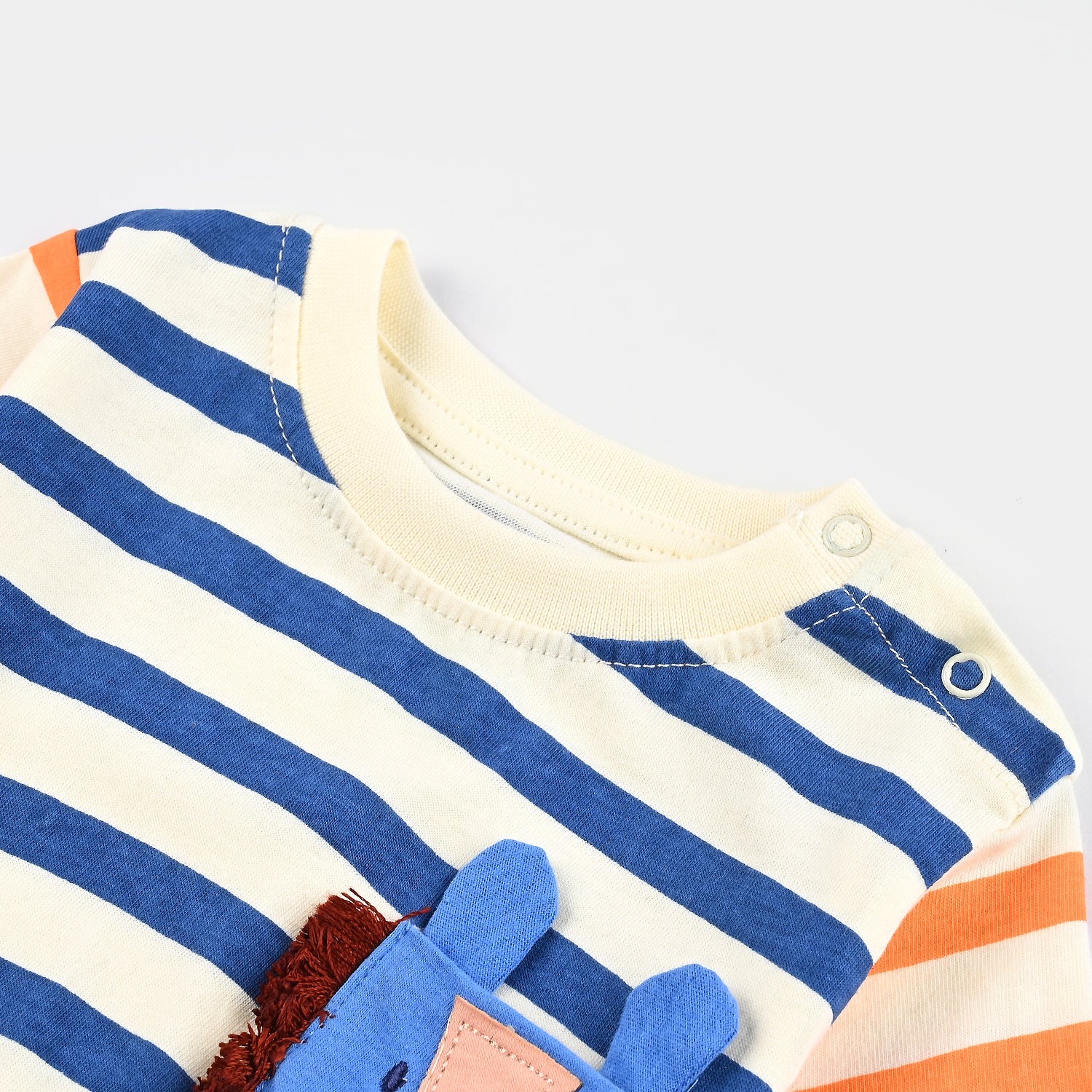 Infant Boys Cotton Jersey T-Shirt (Bear) - Multi - Image 2