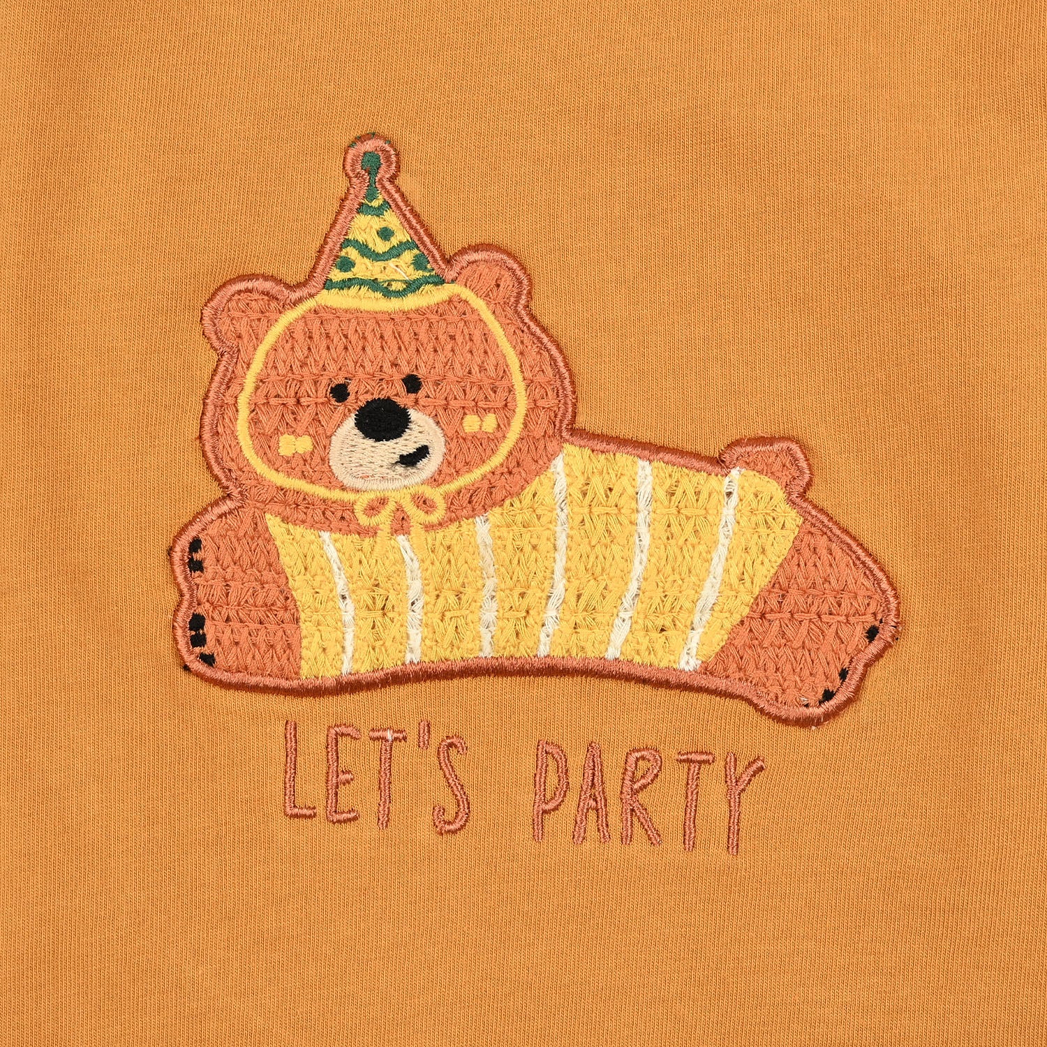 Infant Boys Cotton Jersey T-Shirt F/S Let's Party-Sun Flower - Image 3