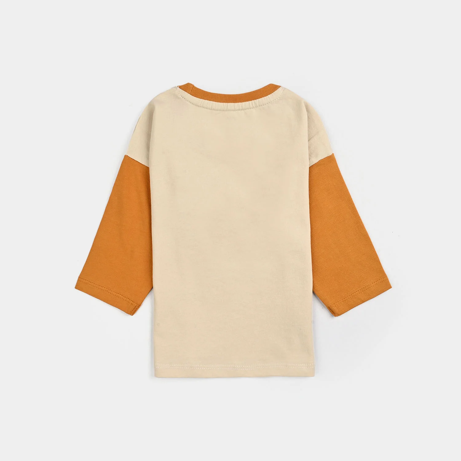 Infant Boys Cotton Jersey T-Shirt F/S The Fun Duo-Wood Ash - Image 4