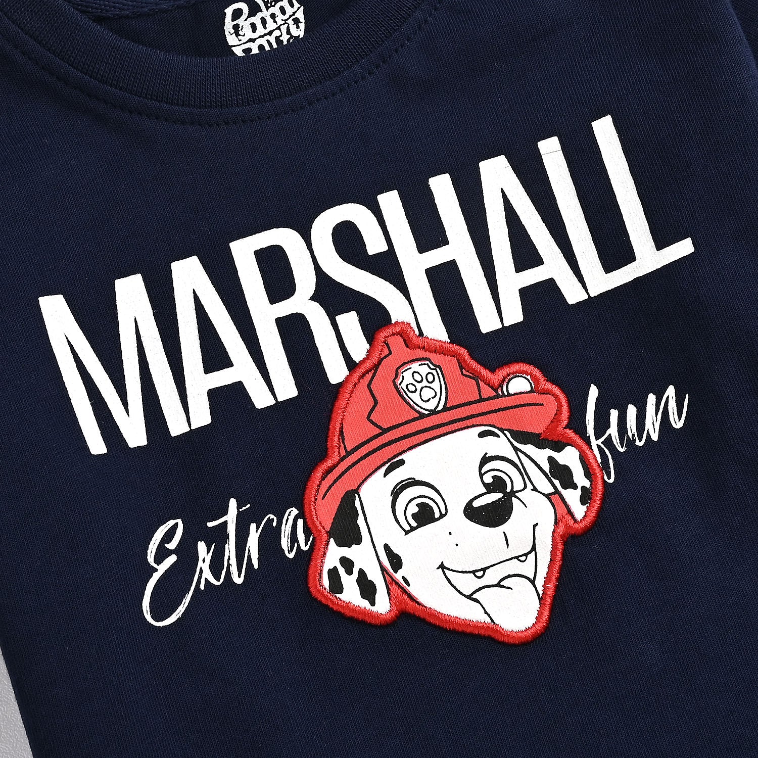 Infant Boys Cotton Jersey T-Shirt Marshall-NAVY - Image 2
