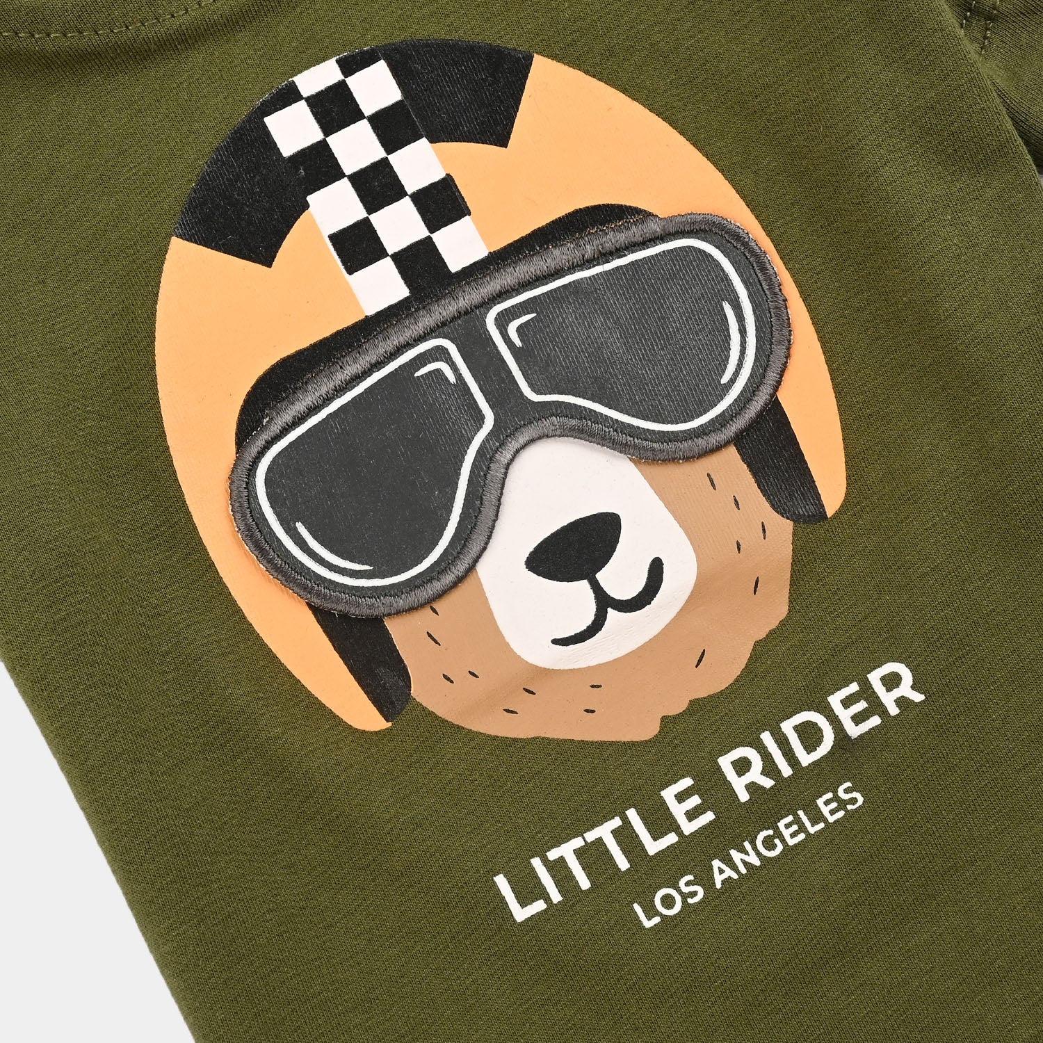Infant Boys Cotton Jersey T-Shirt Little Rider-Cypress - Image 3