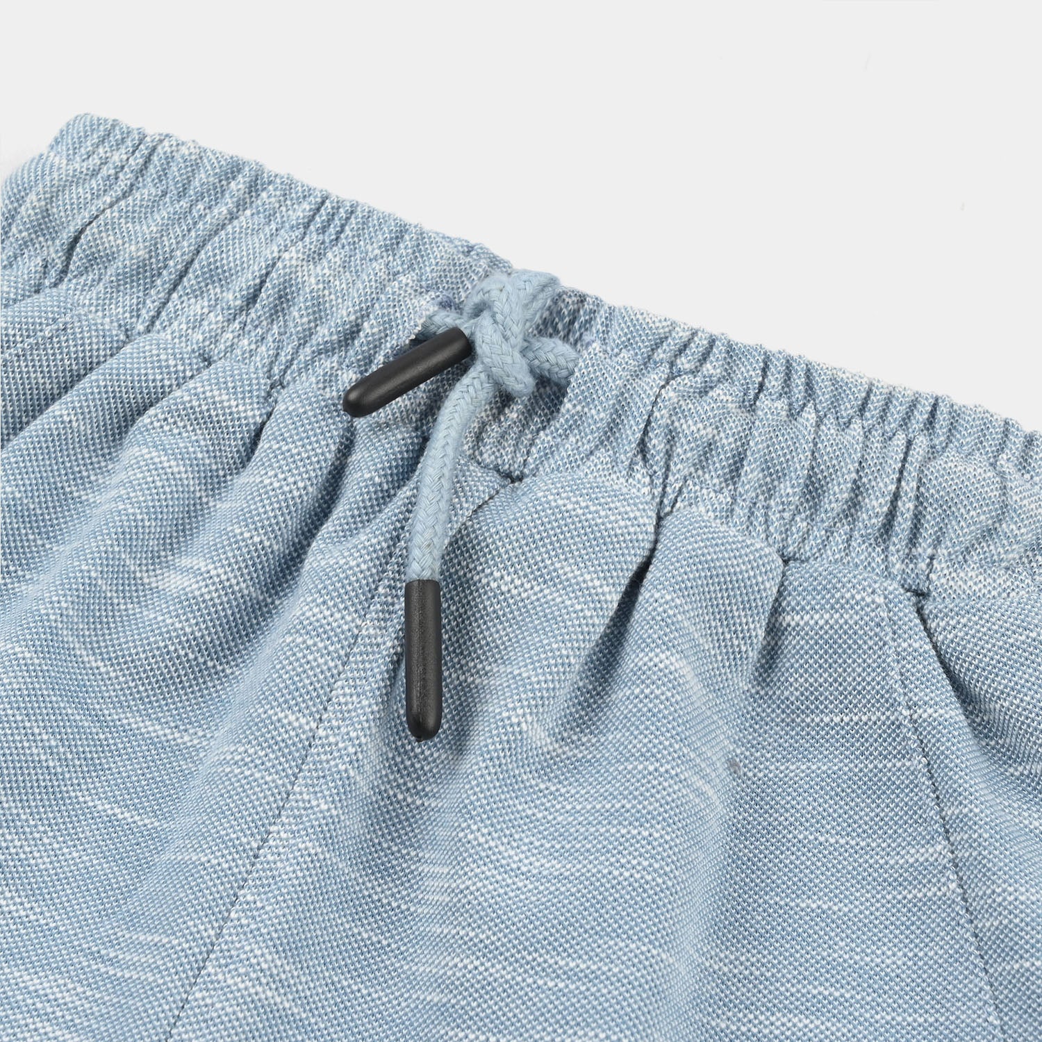 Infant Boys Cotton PK Knitted Shorts (Tokyo) - Sky Blue - Image 3