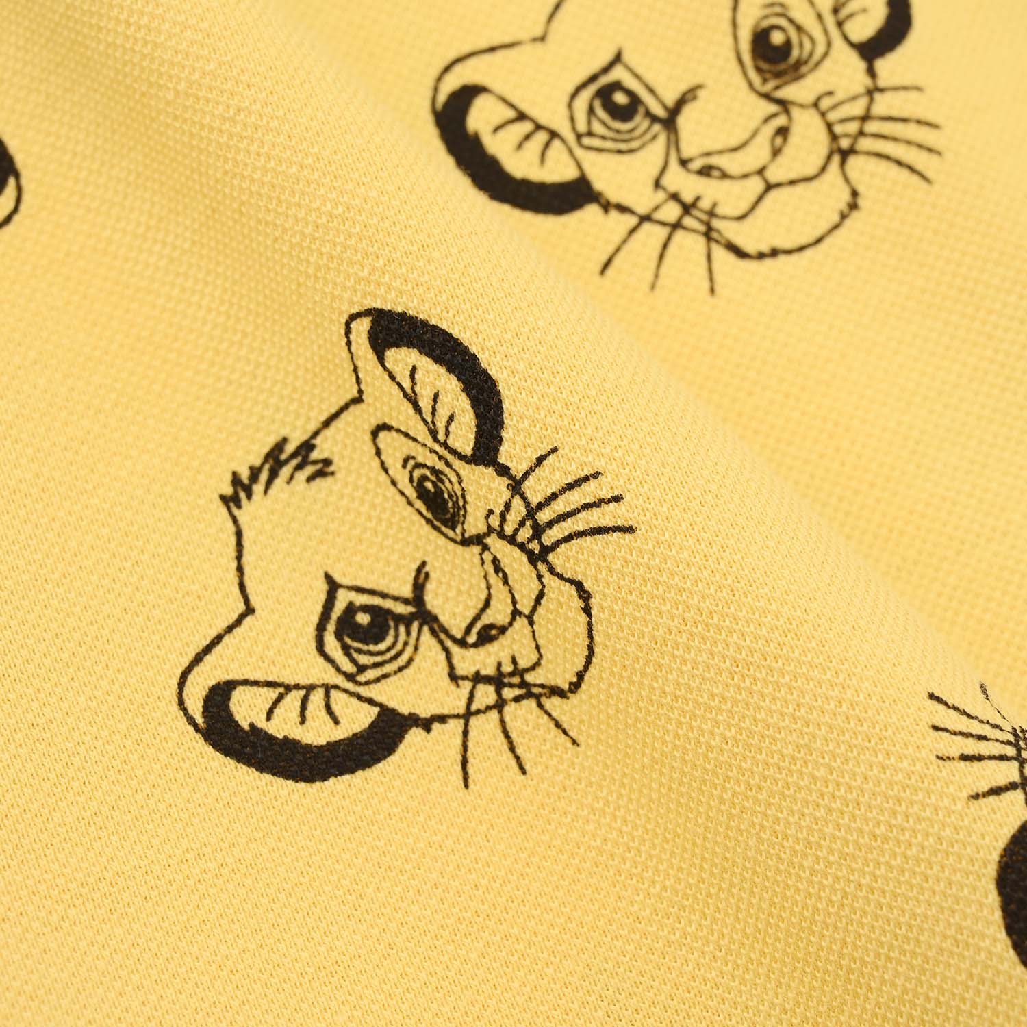 Infant Boys Cotton PK Polo (Lion King) - Yellow - Image 3