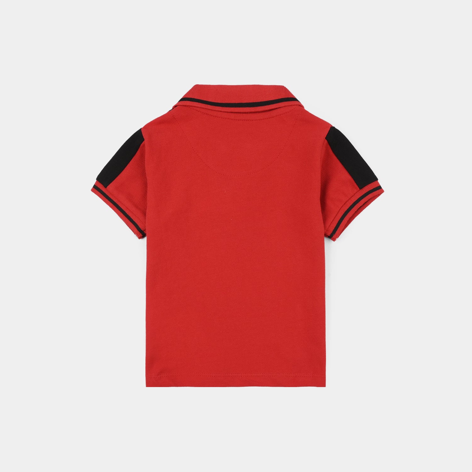Infant Boys Cotton PK Polo (The Legendary LMQ) - Red - Image 4
