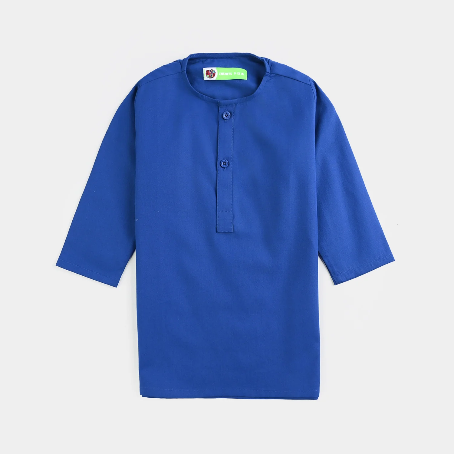 Infant Boys Cotton Poplin 3 Piece Suit (Fishes)-Blue - Image 2