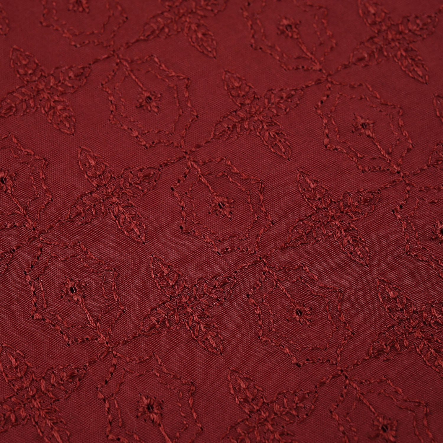 Infant Boys Cotton Poplin Kurta (Winery Chicken Kari) - Maroon - Image 3