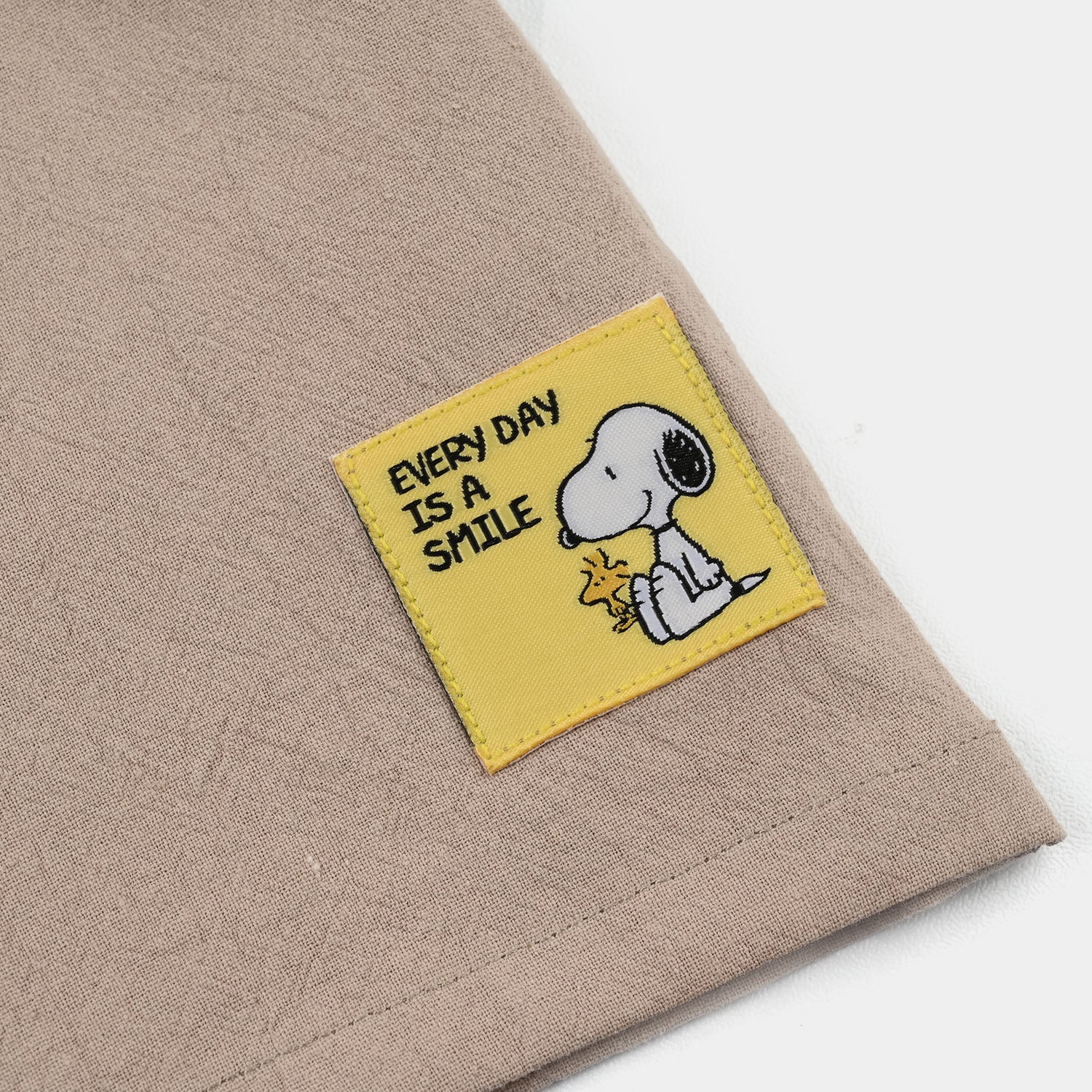 Infant Boys Cotton Shirt - Beige - Image 3