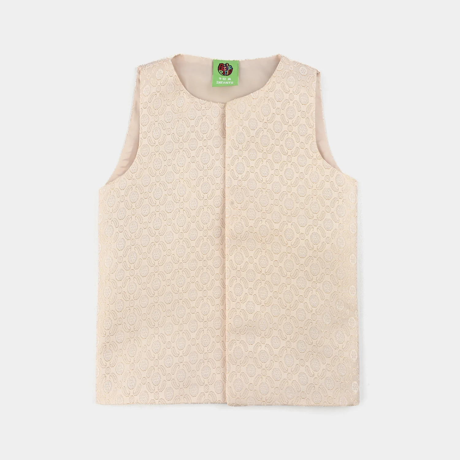 Infant Boys Cotton Slub 3Piece Suit (Bombay Brown)-Rust - Image 3