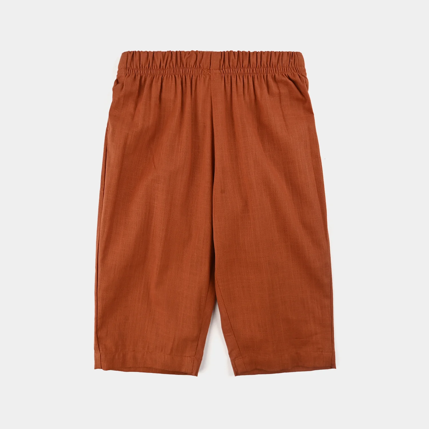 Infant Boys Cotton Slub 3Piece Suit (Bombay Brown)-Rust - Image 4