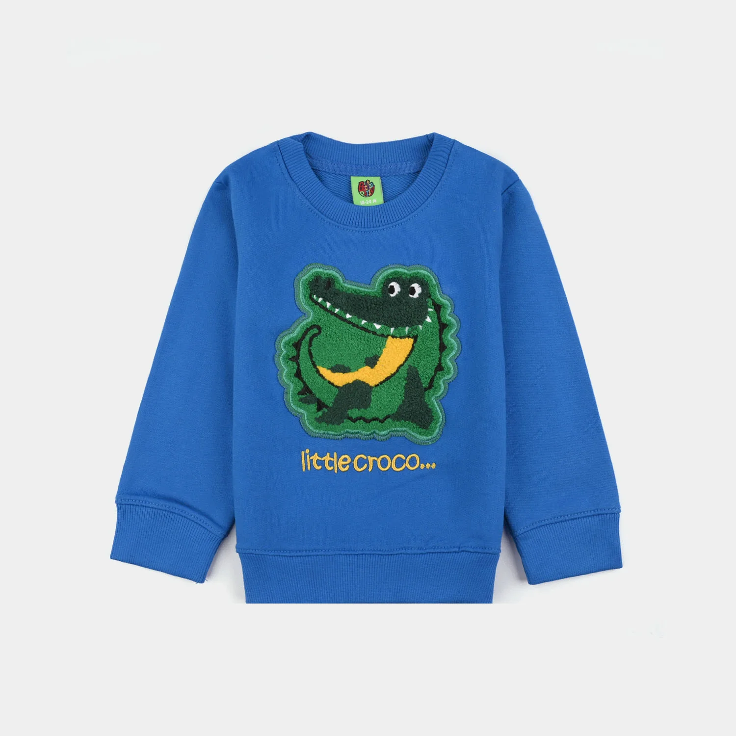 Infant Boys Cotton Terry Sweatshirt - Blue