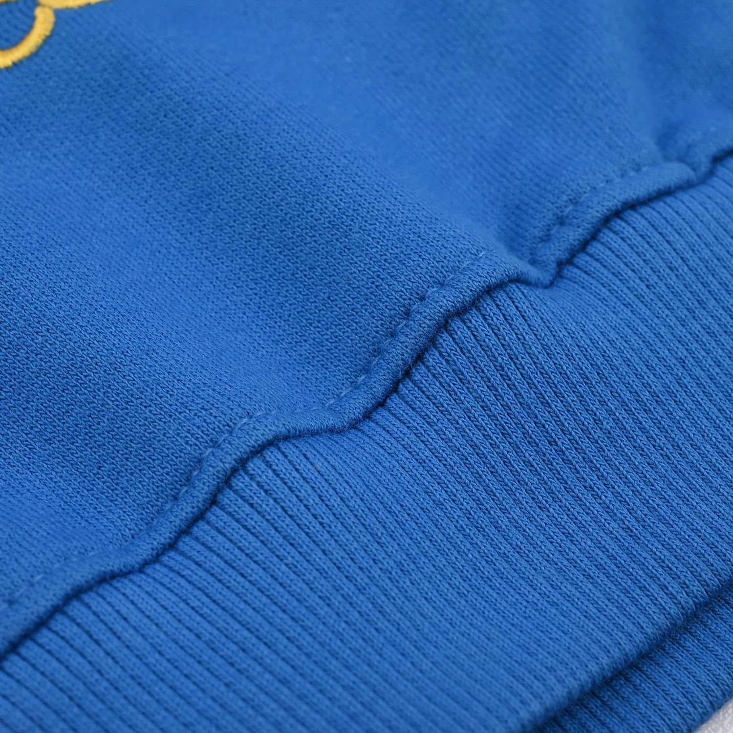 Infant Boys Cotton Terry Sweatshirt - Blue - Image 4
