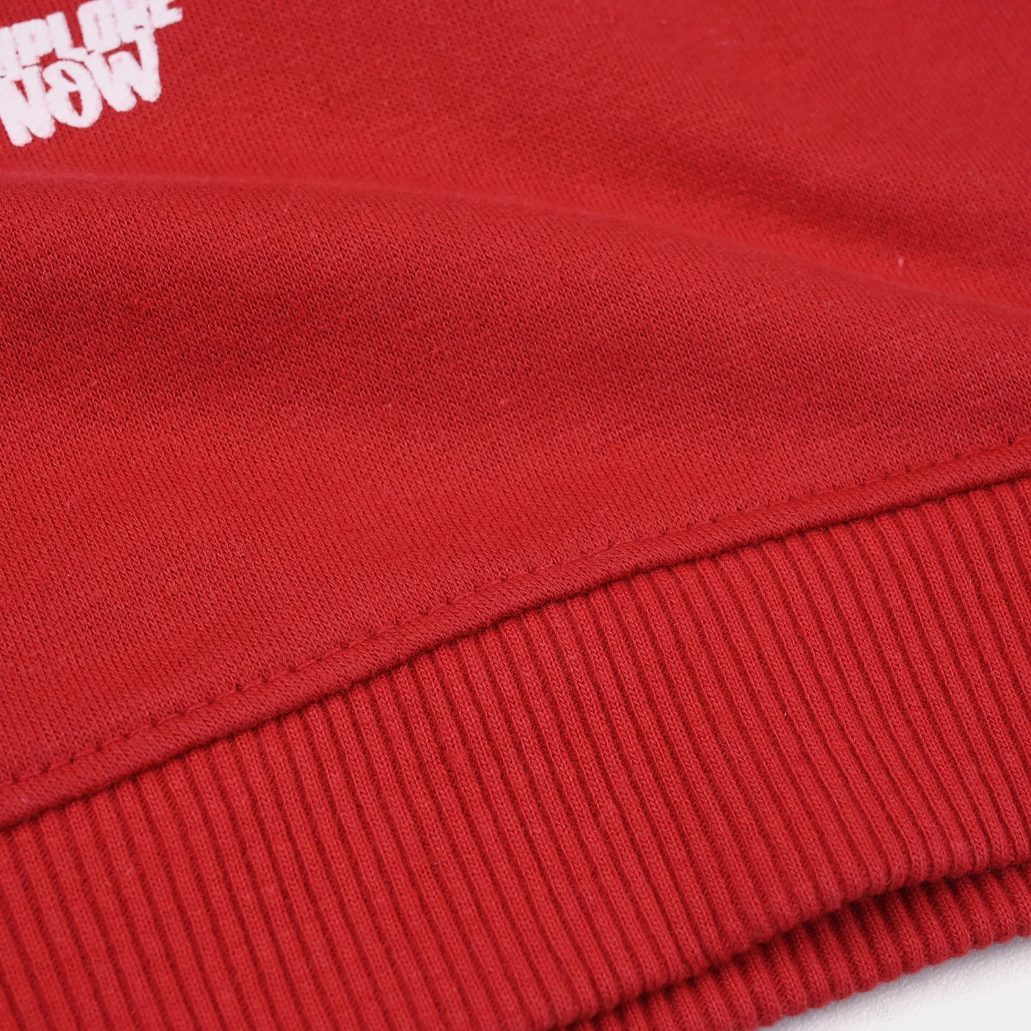 Infant Boys Cotton Terry Sweatshirt - Red - Image 3