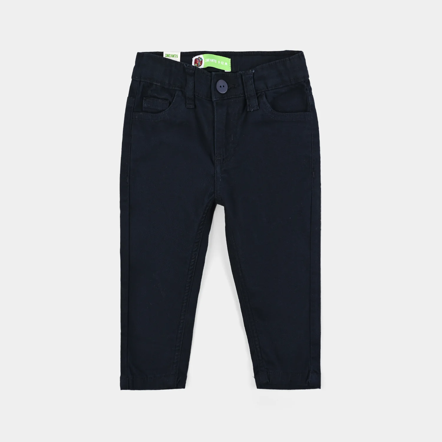 Infant Boys Cotton Twill Pant Basic-NAVY