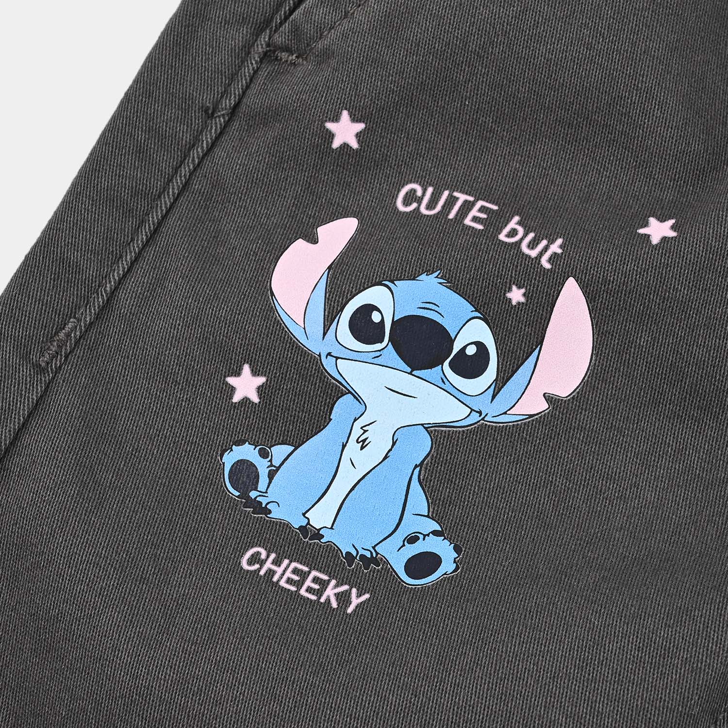 Infant Boys Cotton Twill Pant Stitch-Grey - Image 3