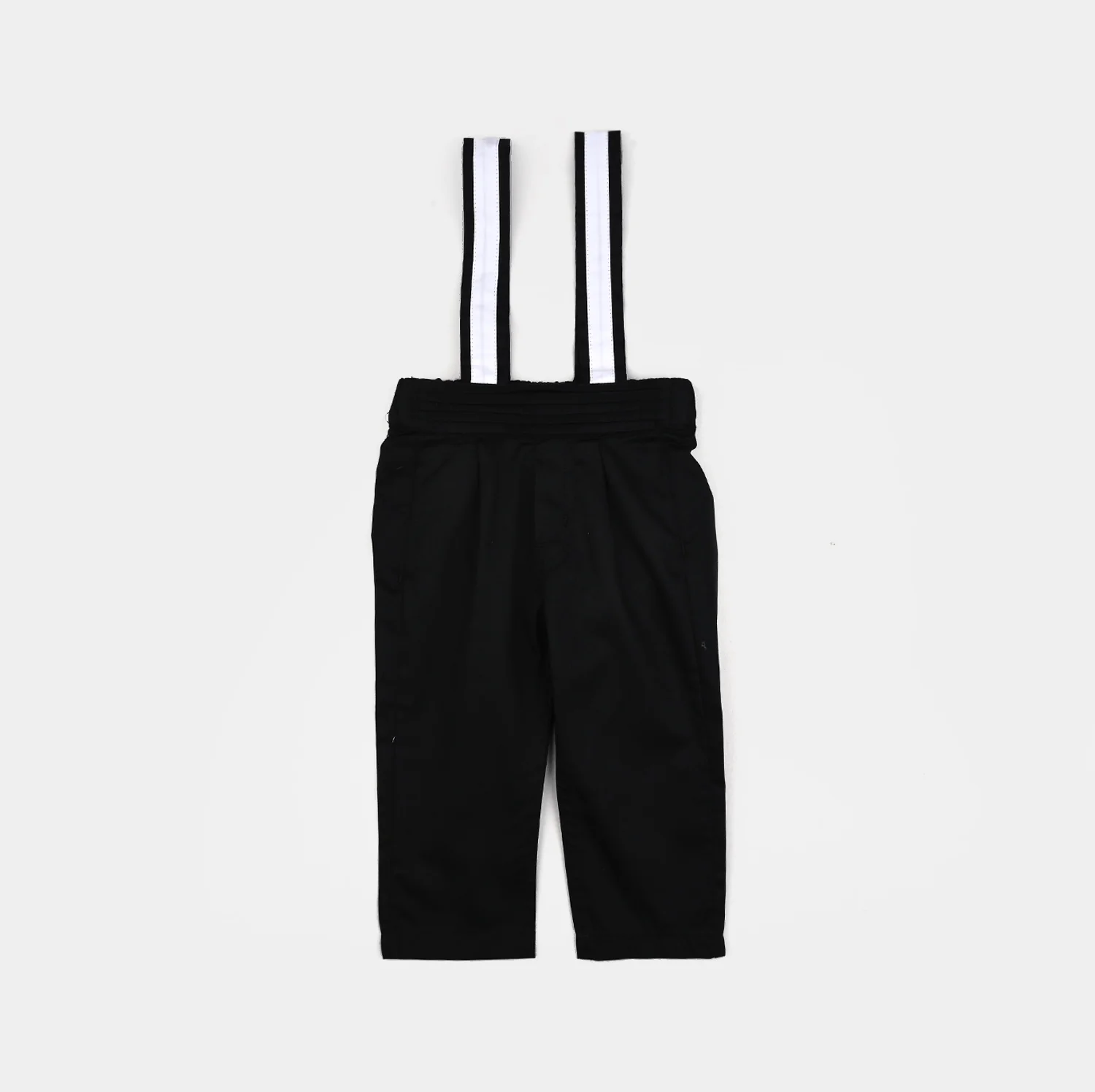 Infant Boys Cotton Twill Suit-Tiny Chic - white/Black - Image 5