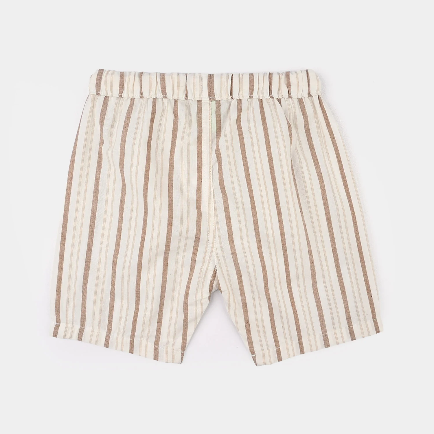 Infant Boys Cotton Woven Suit (Dessert) - Brown/Stripe - Image 6