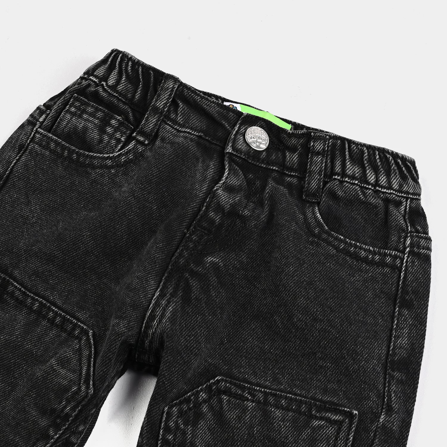 Infant Boys Stretchable Denim - Black - Image 2