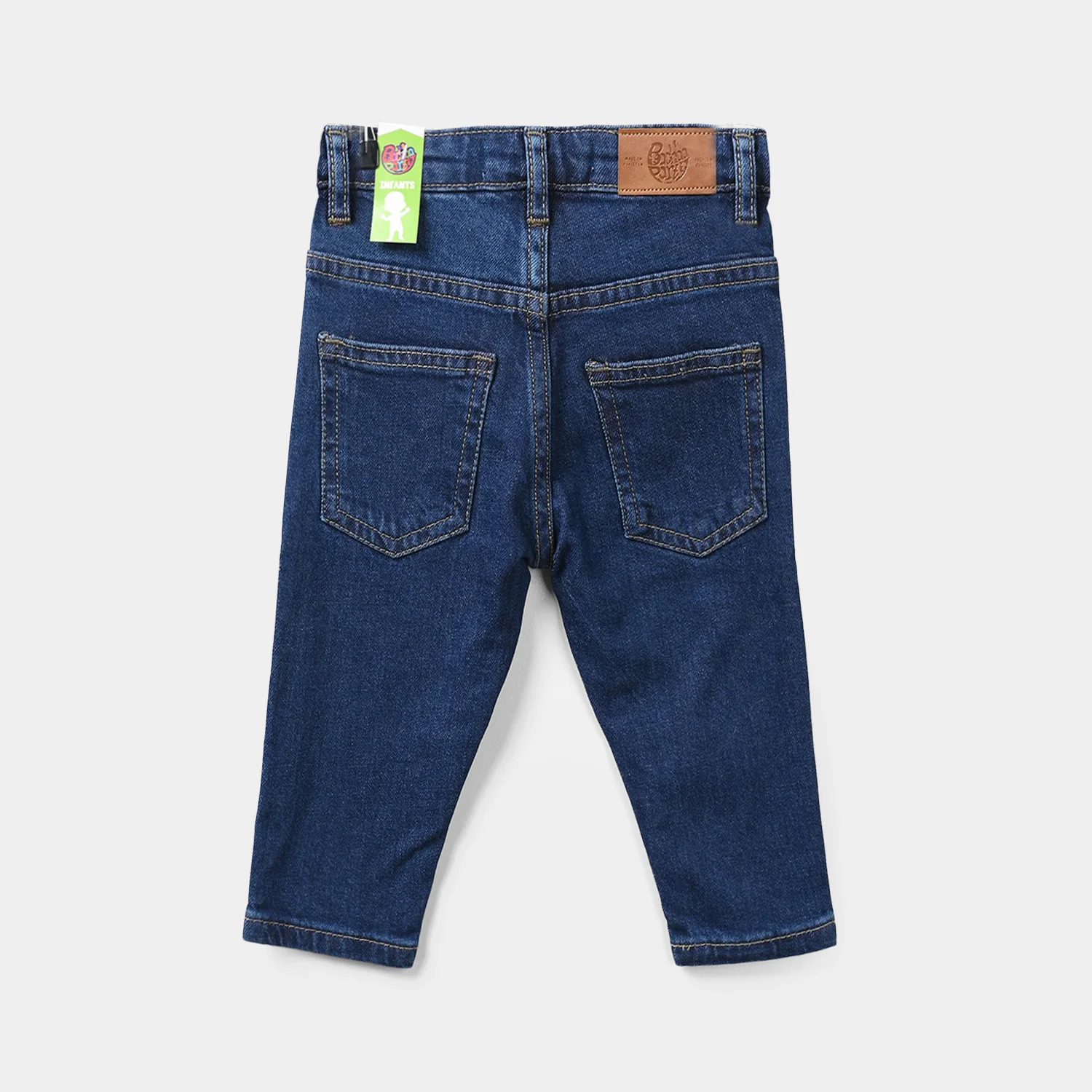 Infant Boys Denim Rigid Pants - Dark Blue - Image 3