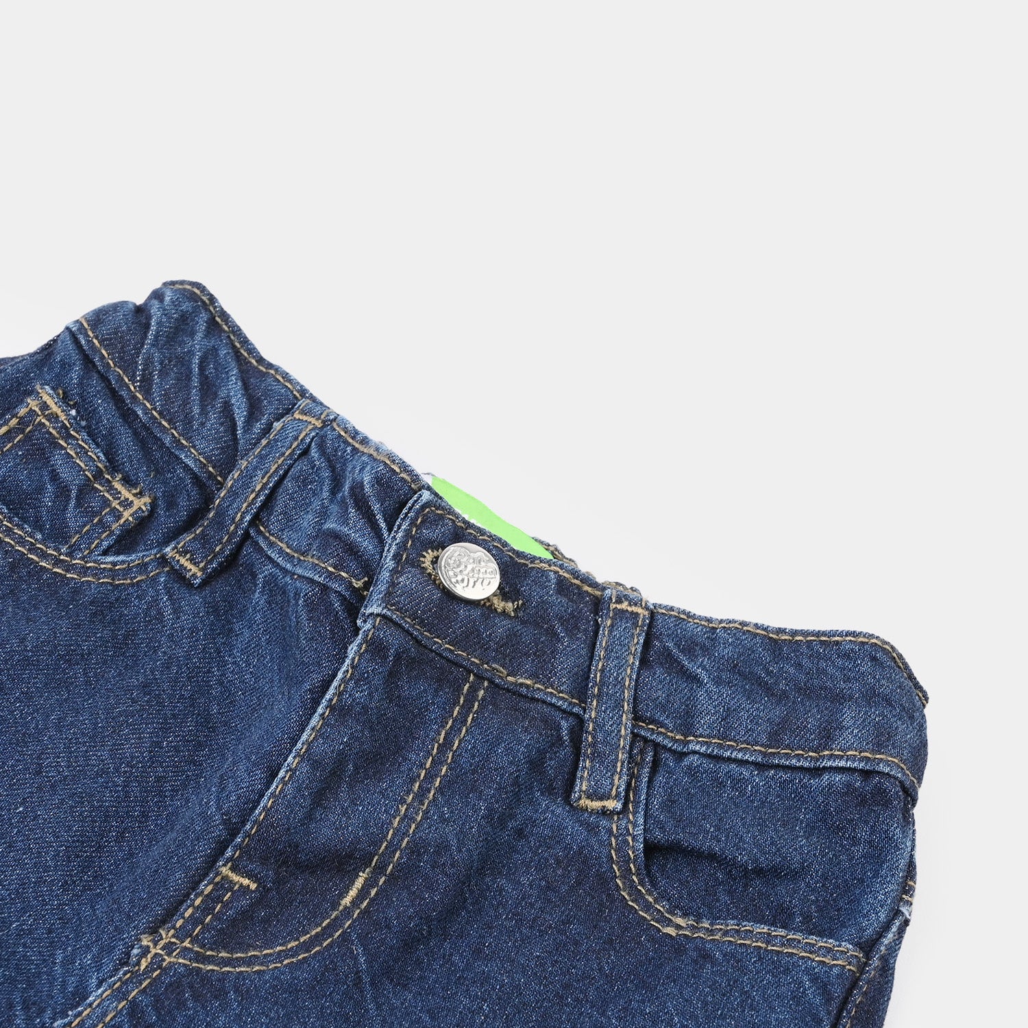 Infant Boys Denim rigid Short Basic - Dark Blue - Image 2
