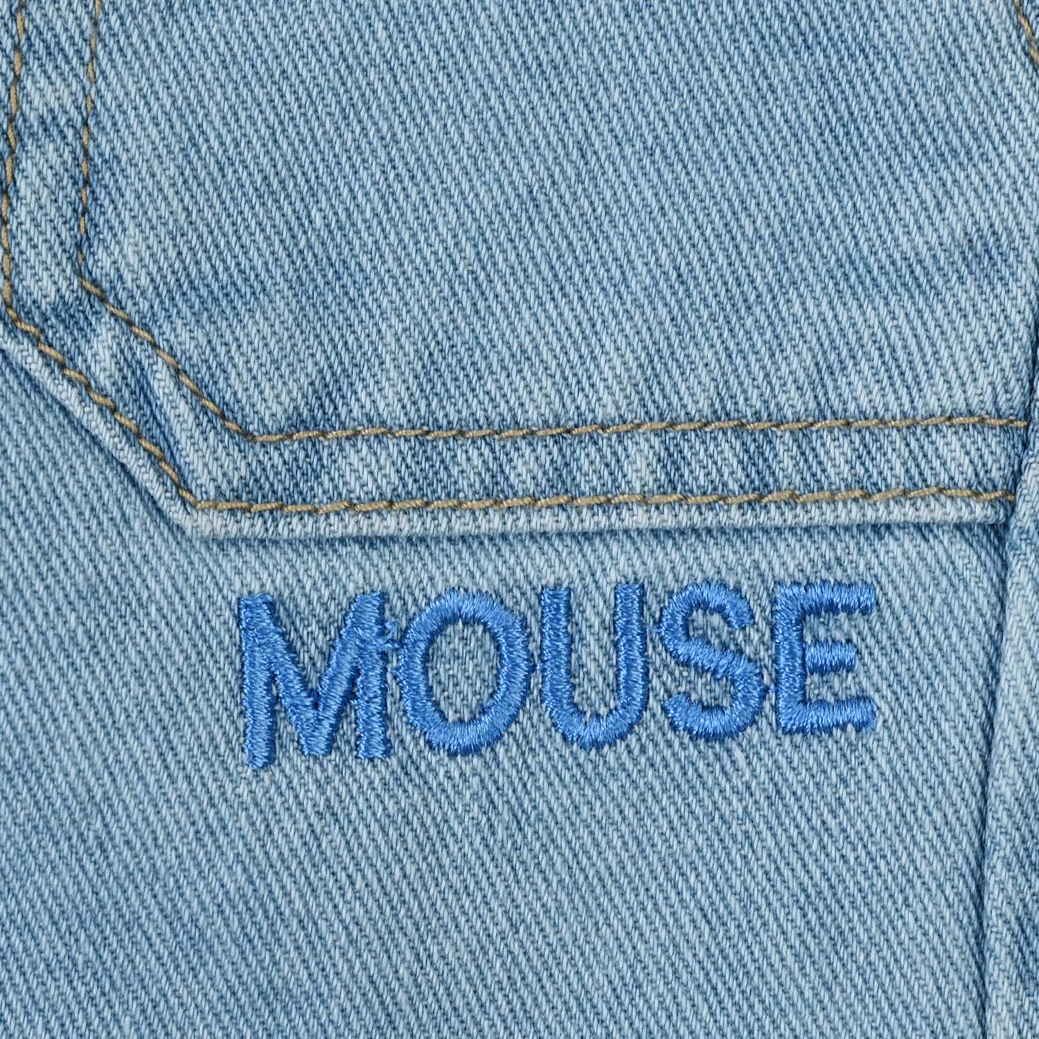 Infant Boys Denim Rigid Shorts Character - Light Blue - Image 3