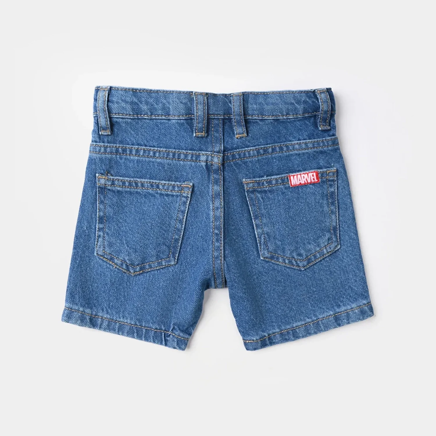 Infant Boys Denim Shorts (Charcter) - Mid Blue - Image 4