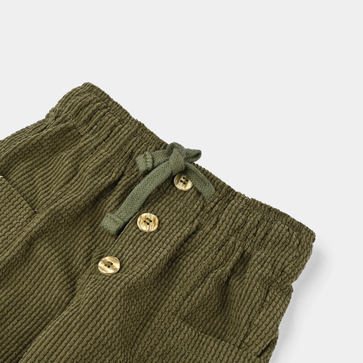 Infant Boys Corduroy Pant - Olive Green - Image 2