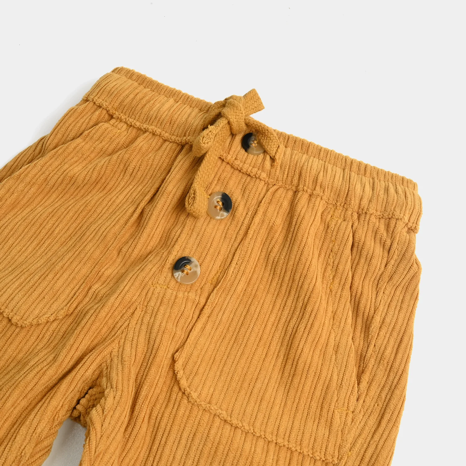 Infant Boys Corduroy Pant - Mustard - Image 2