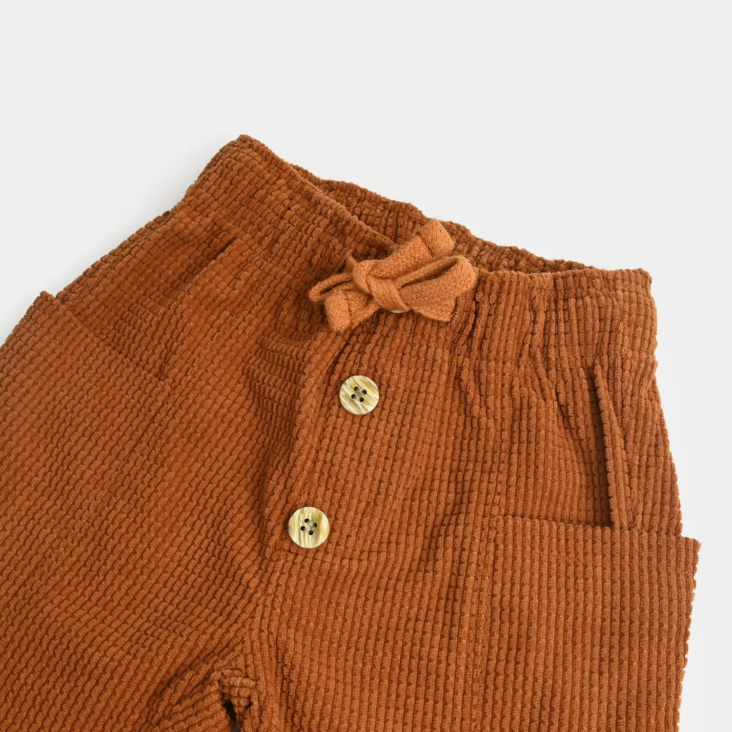 Infant Boys Corduroy Pant - Brown - Image 2