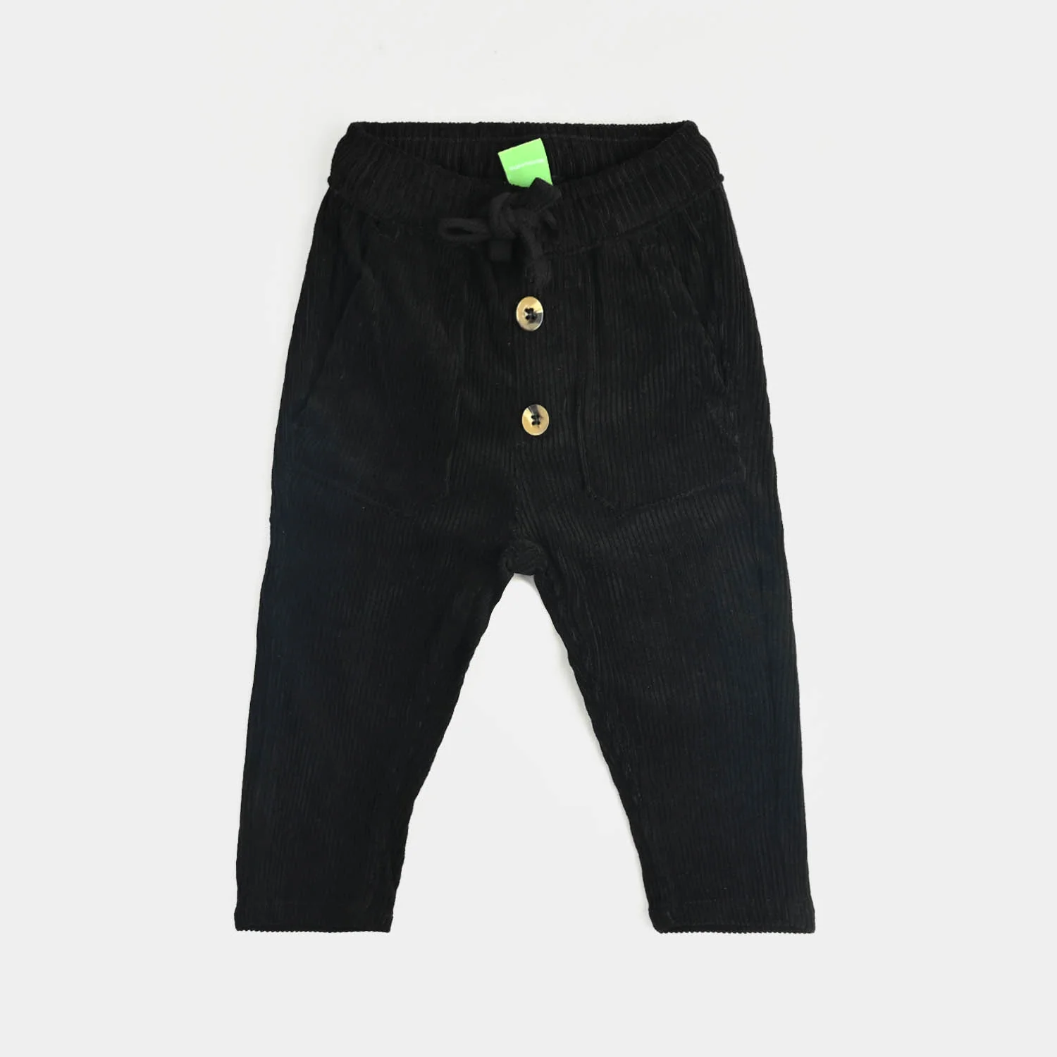 Infant Boys Denim Stretch Corduroy Pant We Live-BLACK