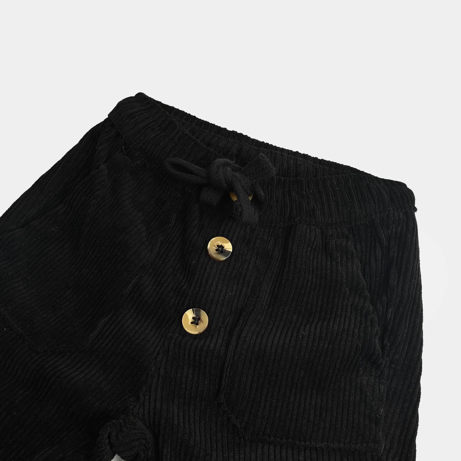 Infant Boys Denim Stretch Corduroy Pant We Live-BLACK - Image 2