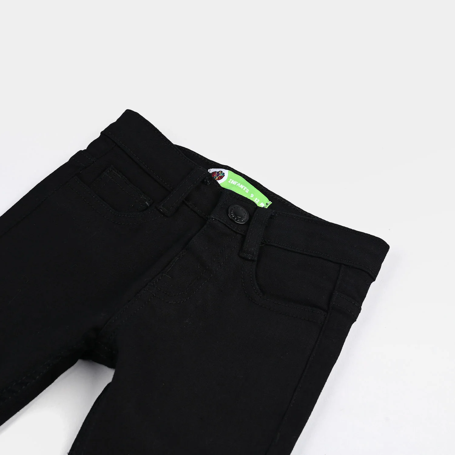 Infant Boys Denim Stretch Pant-BLACK - Image 2