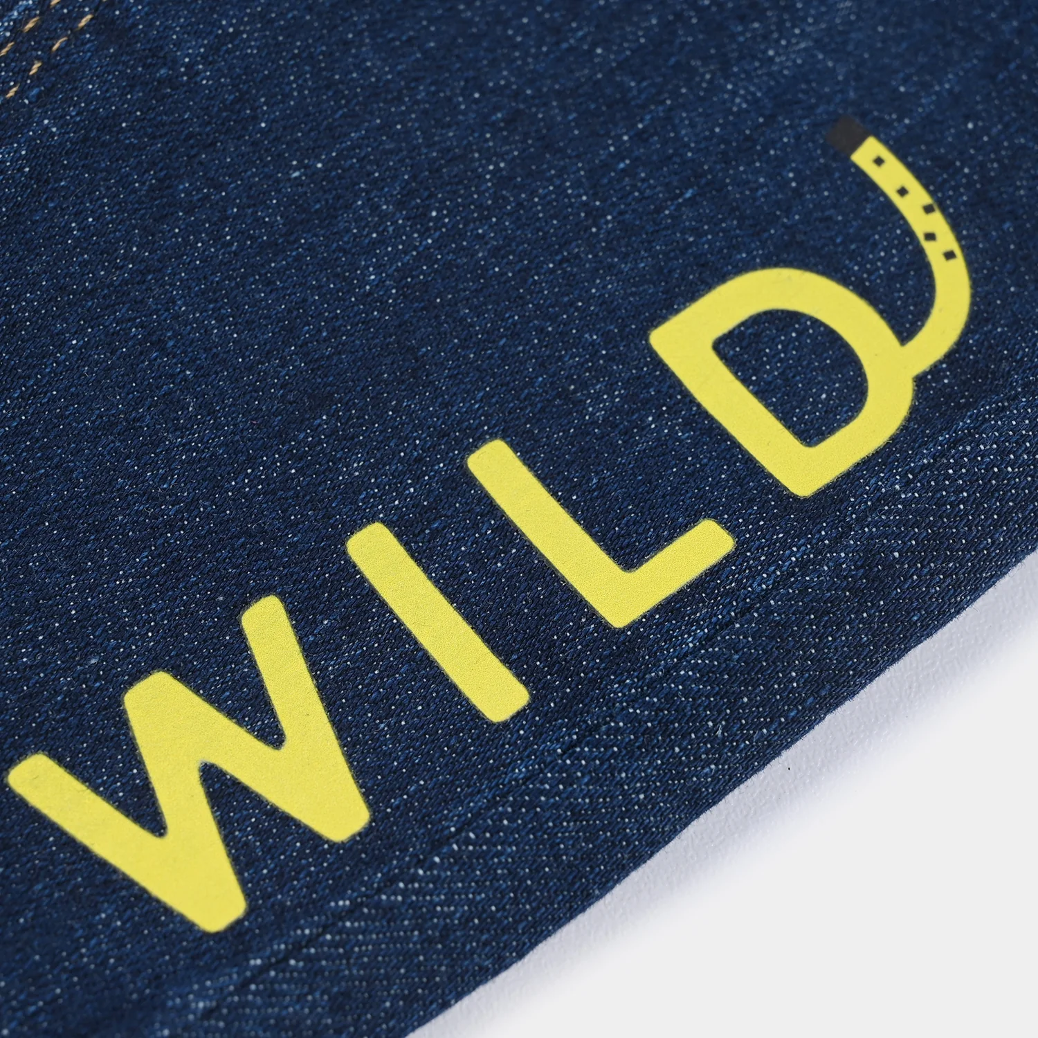 Infant Boys Denim Stretch Pants (Wild) - Dark Blue - Image 3