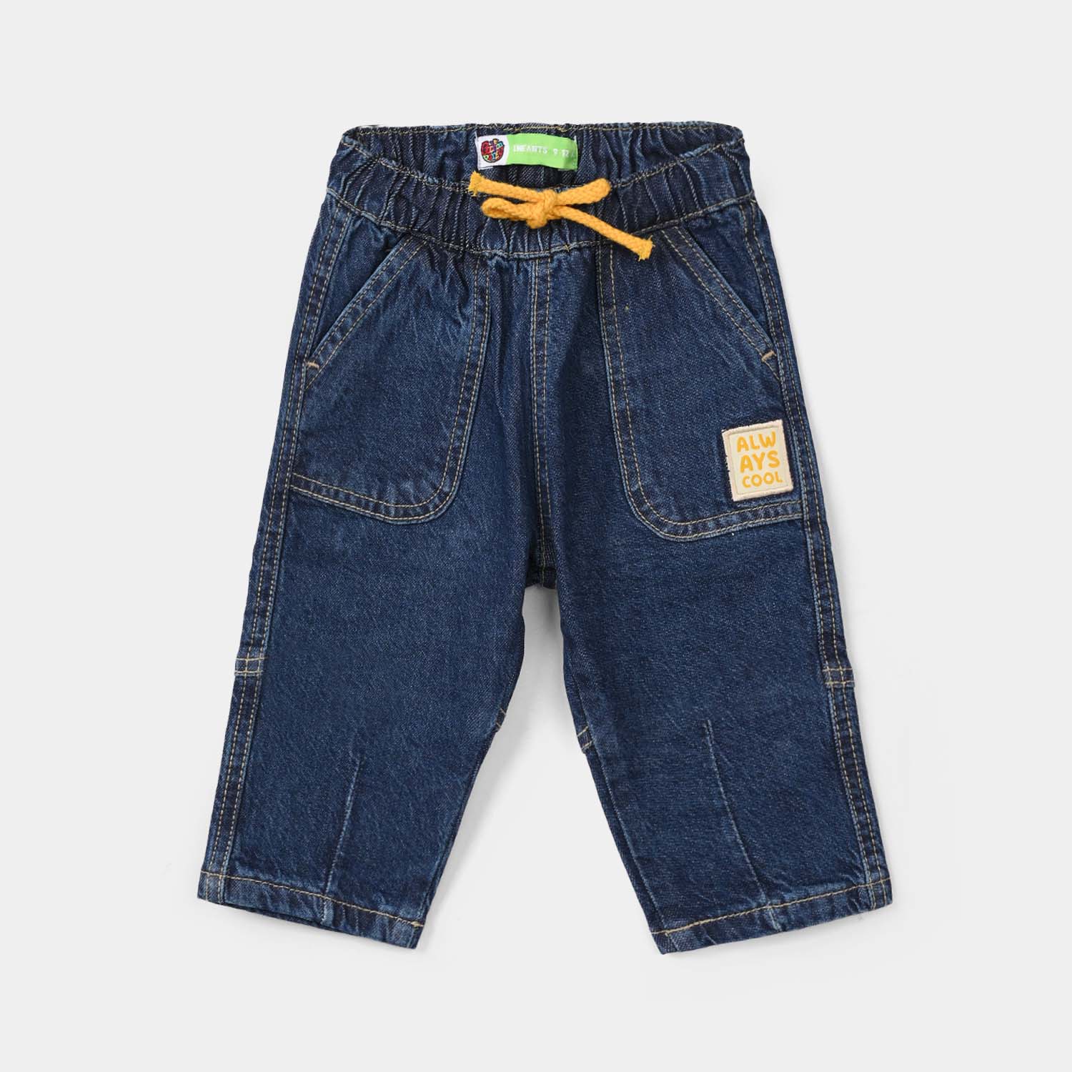 Infant Boys Denim Viscose Pants (Always Cool) – Dark Blue