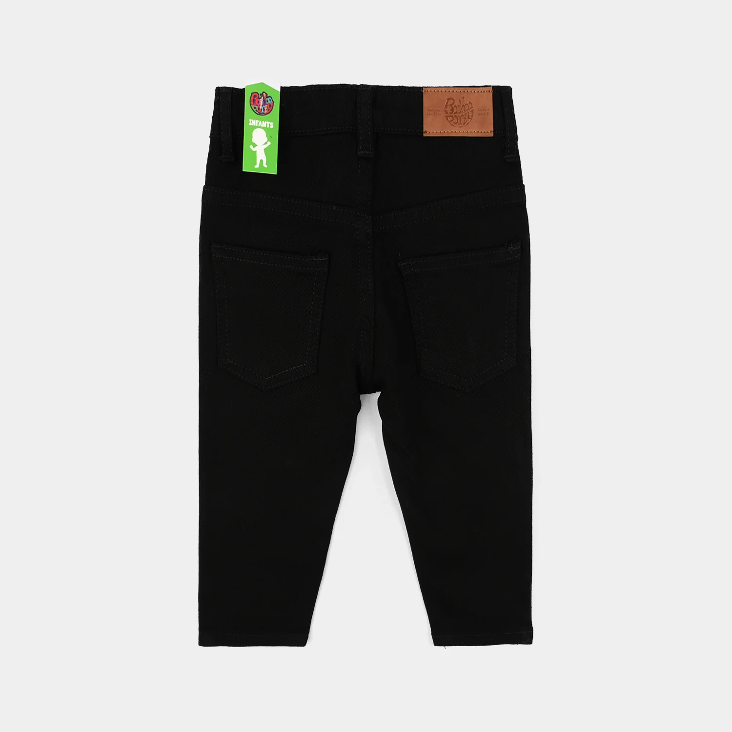 Infant Boys Denim Viscose Pants Basic - BLACK - Image 4