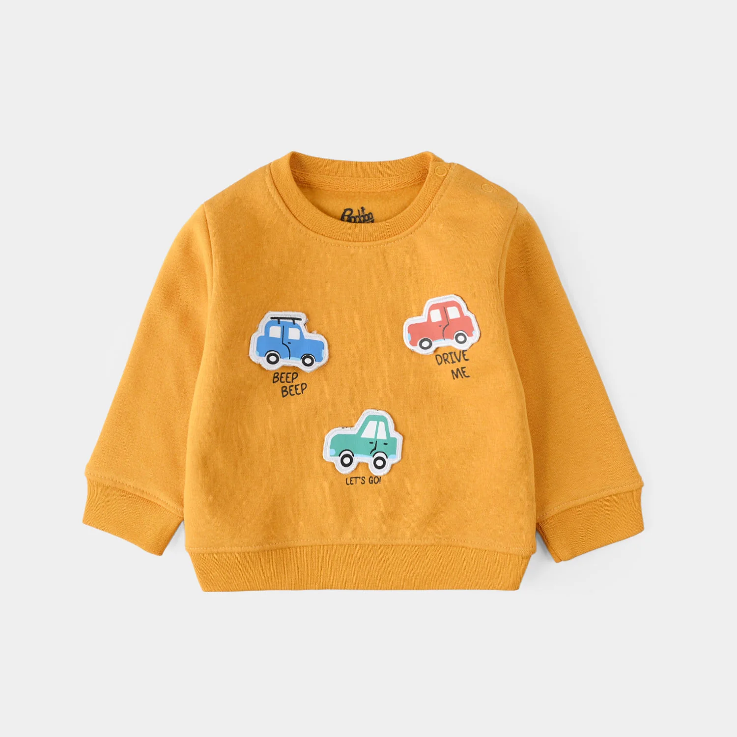 Infant Boys Fleece 2 Piece Beep Beep - Yellow - Image 2