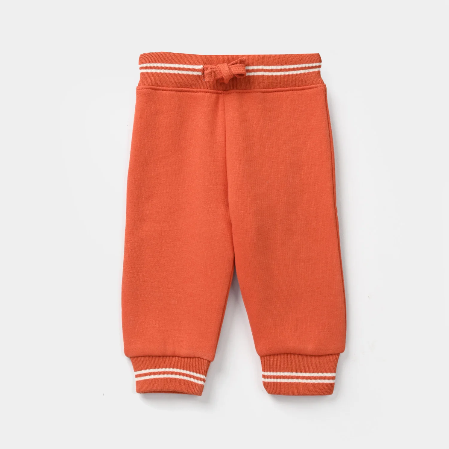 Infant Boys Fleece 2 Piece Suit Lest Play-Orange/Black - Image 5